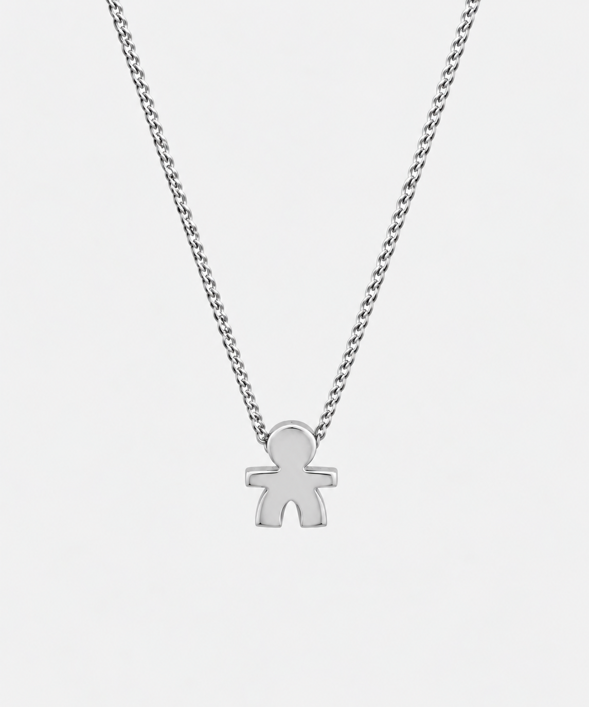 Collana Bimbo Silver con ciondolo a forma di bambino