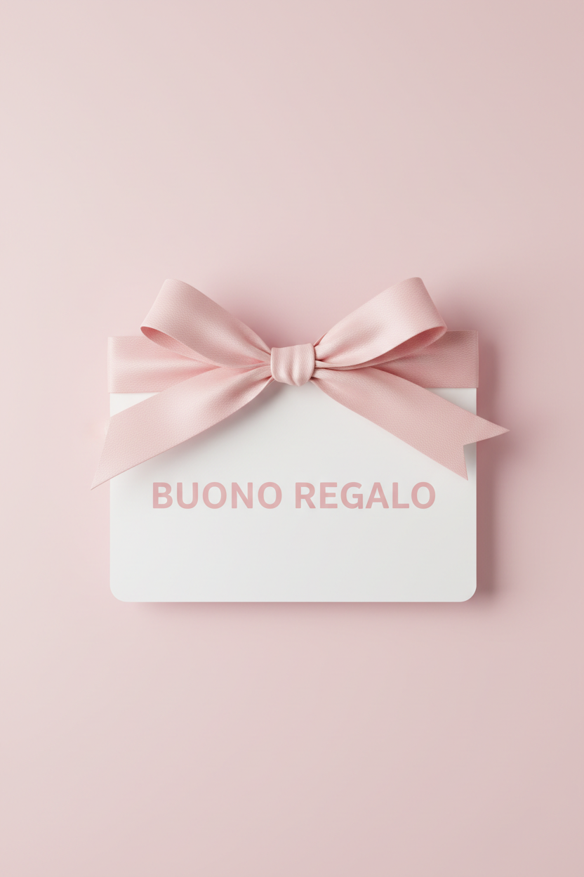 Buono Regalo fiocco rosa pastello chiaro