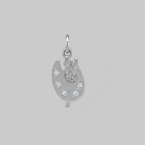 Charm Palette - Silver Acciaio