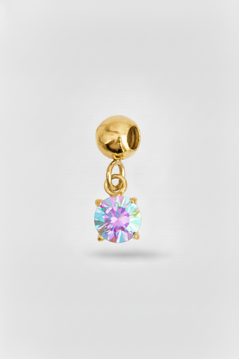 Charm Zircone Olografico