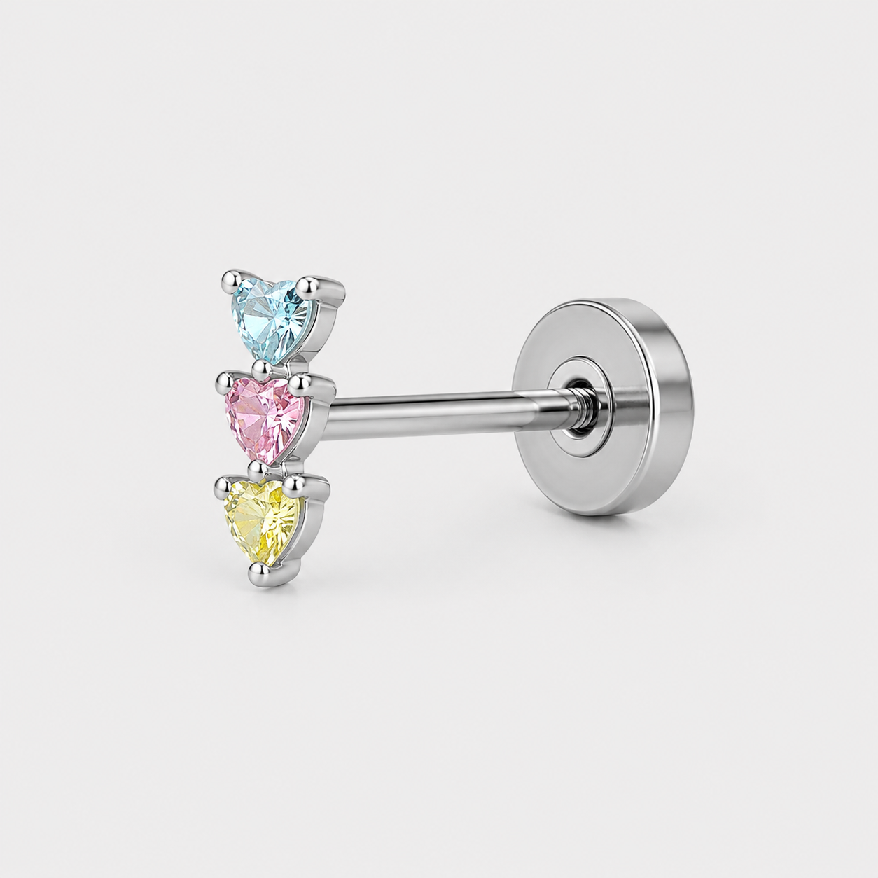 Piercing Pastel Hearts