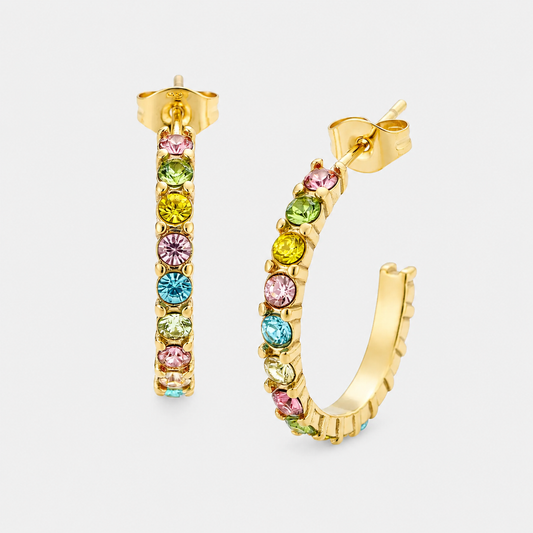 Orecchini Circle multicolor