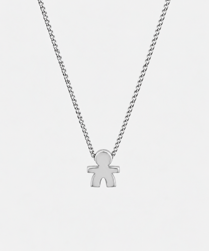 Collana Bimbo Silver con ciondolo a forma di bambino