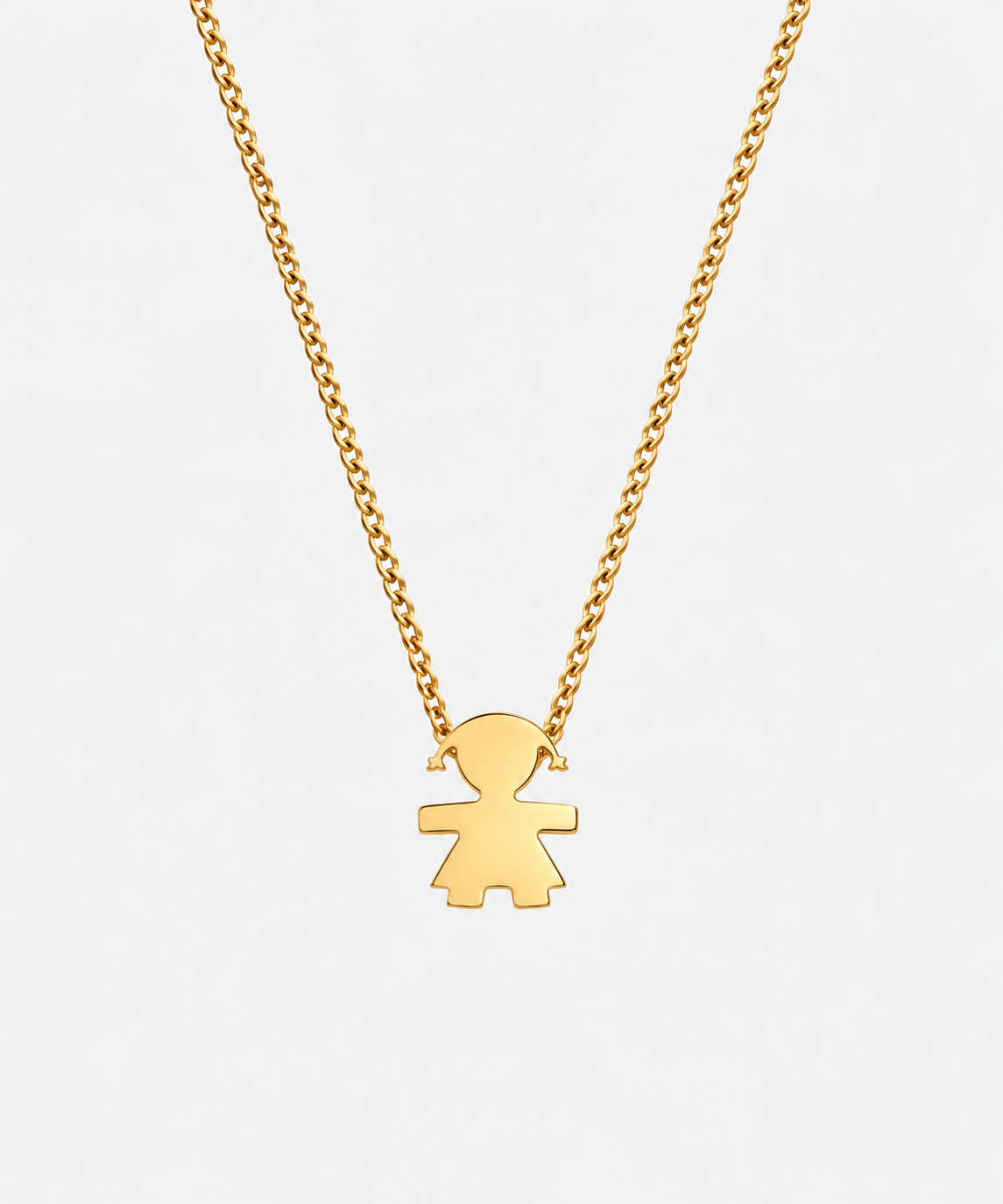 Collana Bimba Gold con ciondolo a forma di bambina