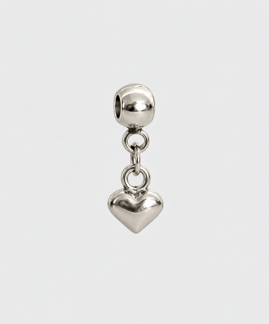 Charm Cuore silver