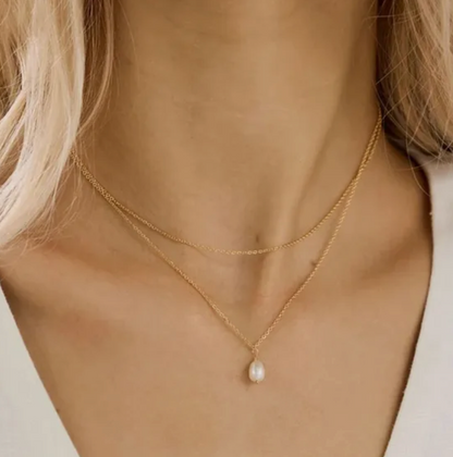 Collana Minimal Pearl