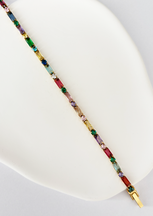 Bracciale Baguette multicolor