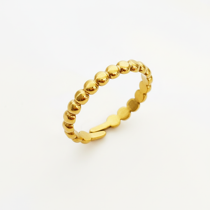 Anello Dotty Gold Regolabile - Dettaglio Apertura