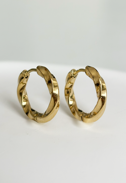 Orecchini Cerchietti Twist