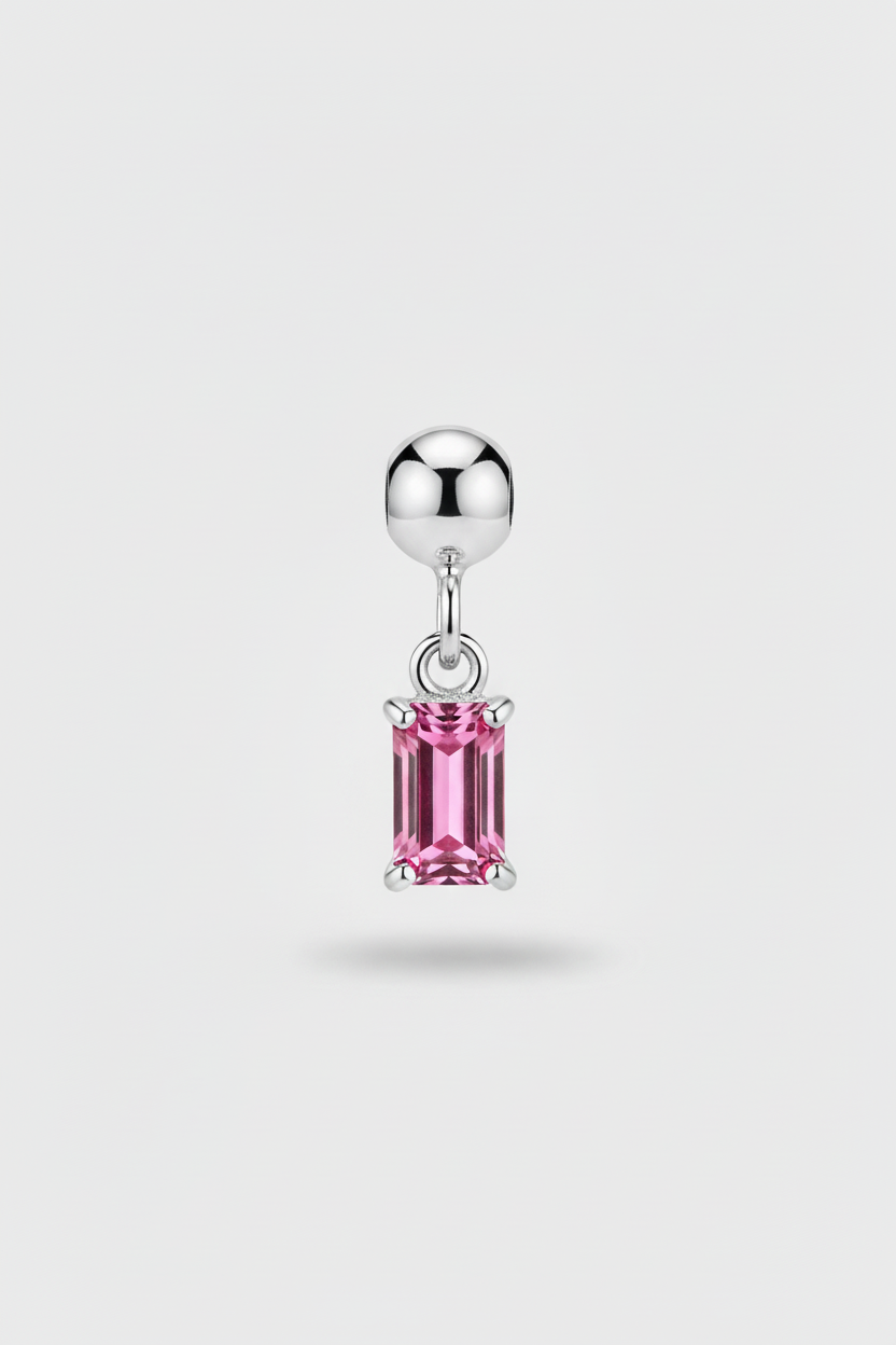 Charm baguette rosa piccola