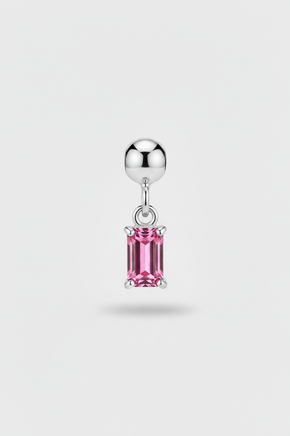 Charm baguette rosa piccola