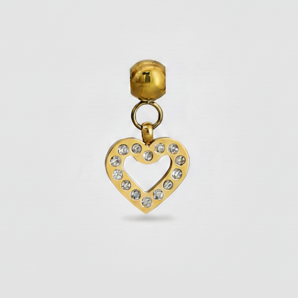 Charm cuore gold 49% frame