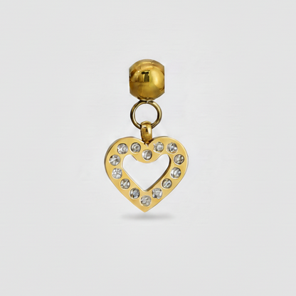 Charm cuore gold 49% frame