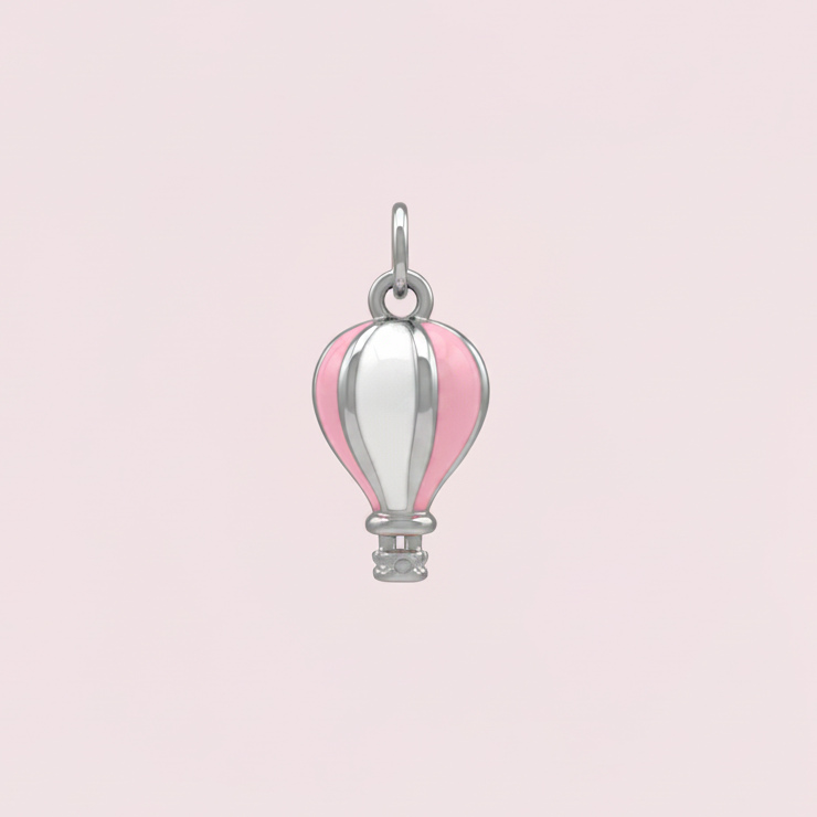 Charm Mongolfiera - versione silver