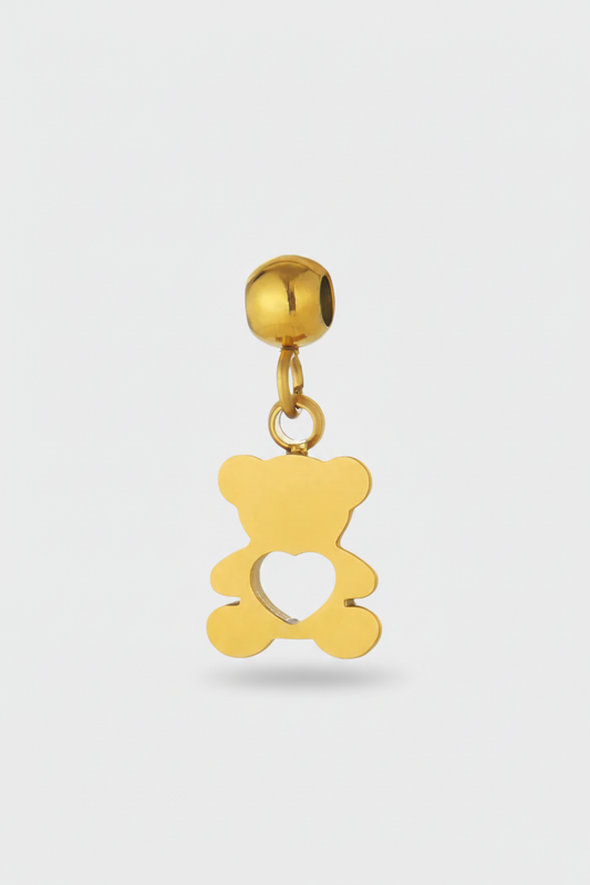 Charm orsetto cuore gold standard