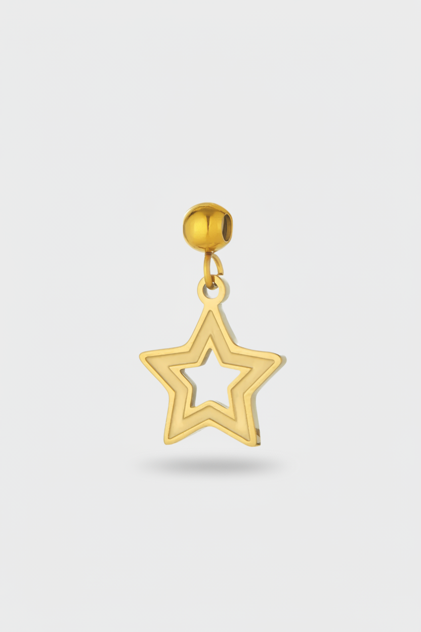 Charm stella vuota gold standard