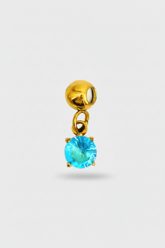 Charm Zircone Azzurro