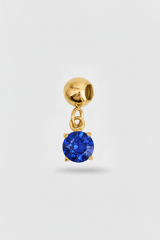 Charm Zircone Blu