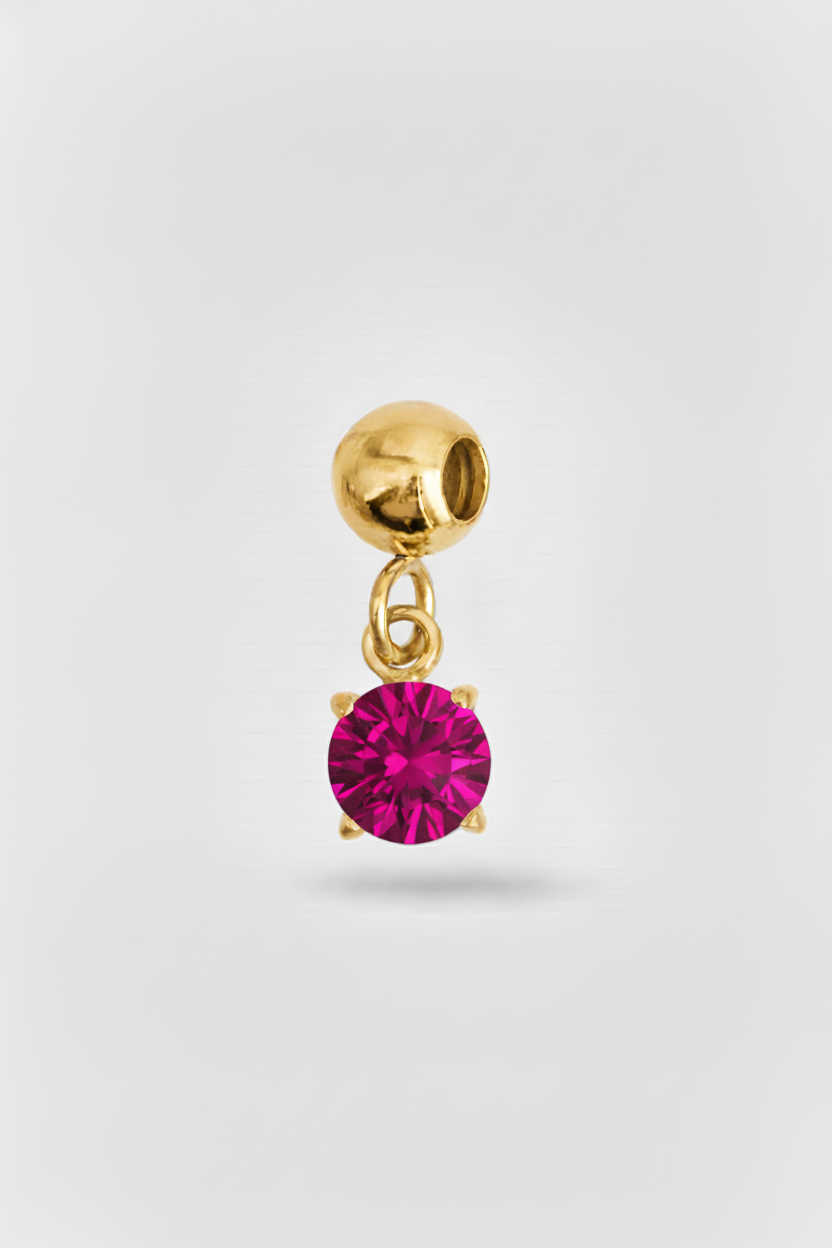 Charm Zircone Fuxia