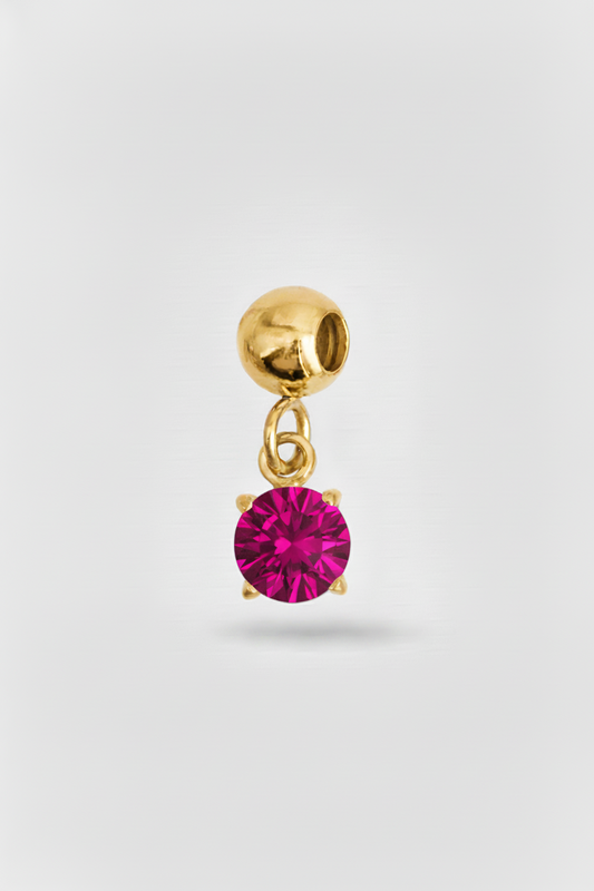 Charm Zircone Fuxia