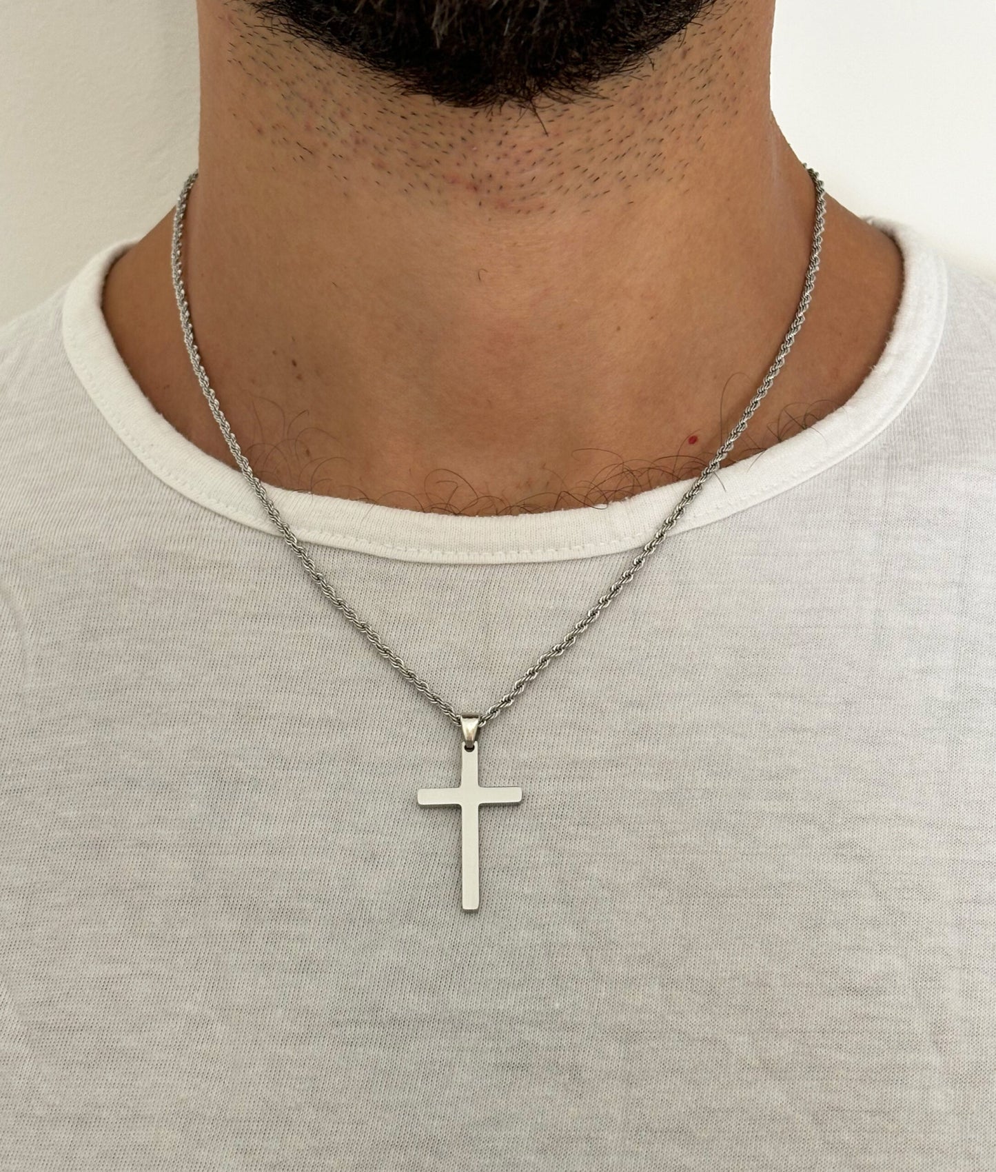 Collana Cross Man