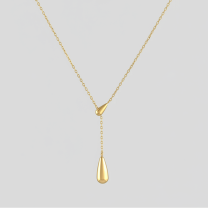 Collana Y-drop fedele originale - grigio chiaro