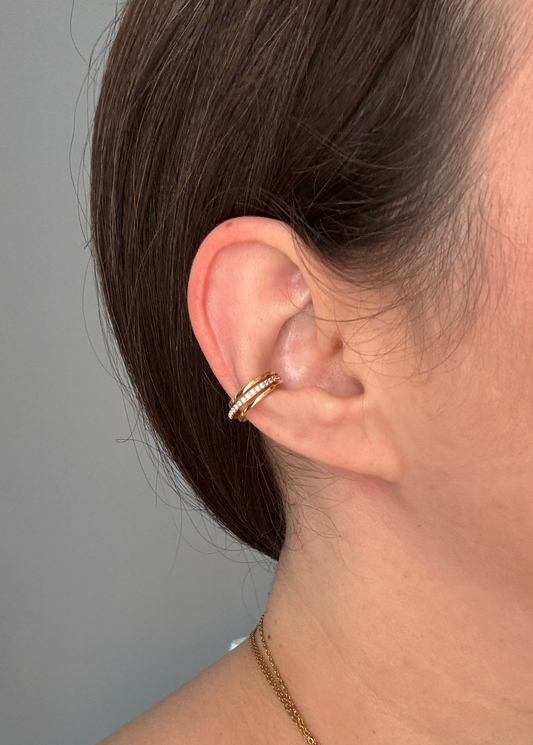 Ear Cuff Sparkle Line