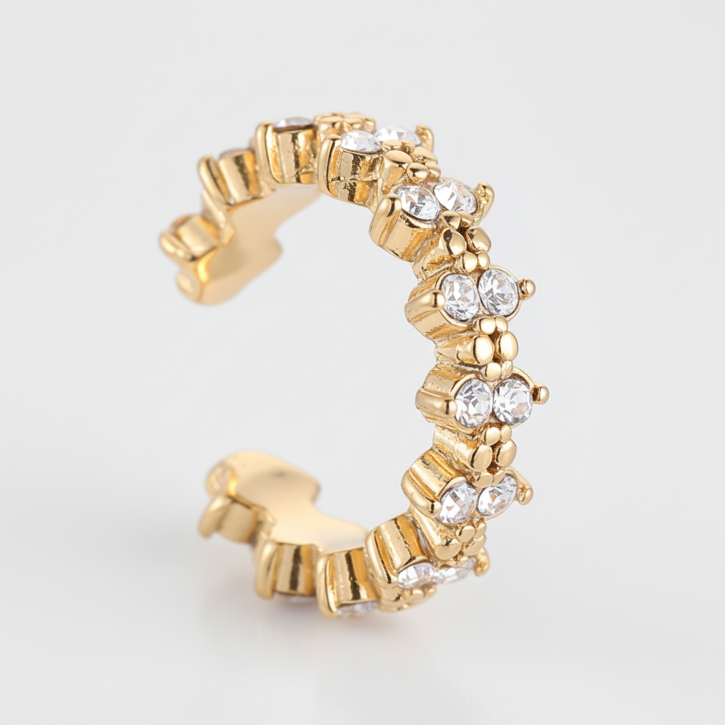 Ear Cuff - Sfondo Grigio Esatto