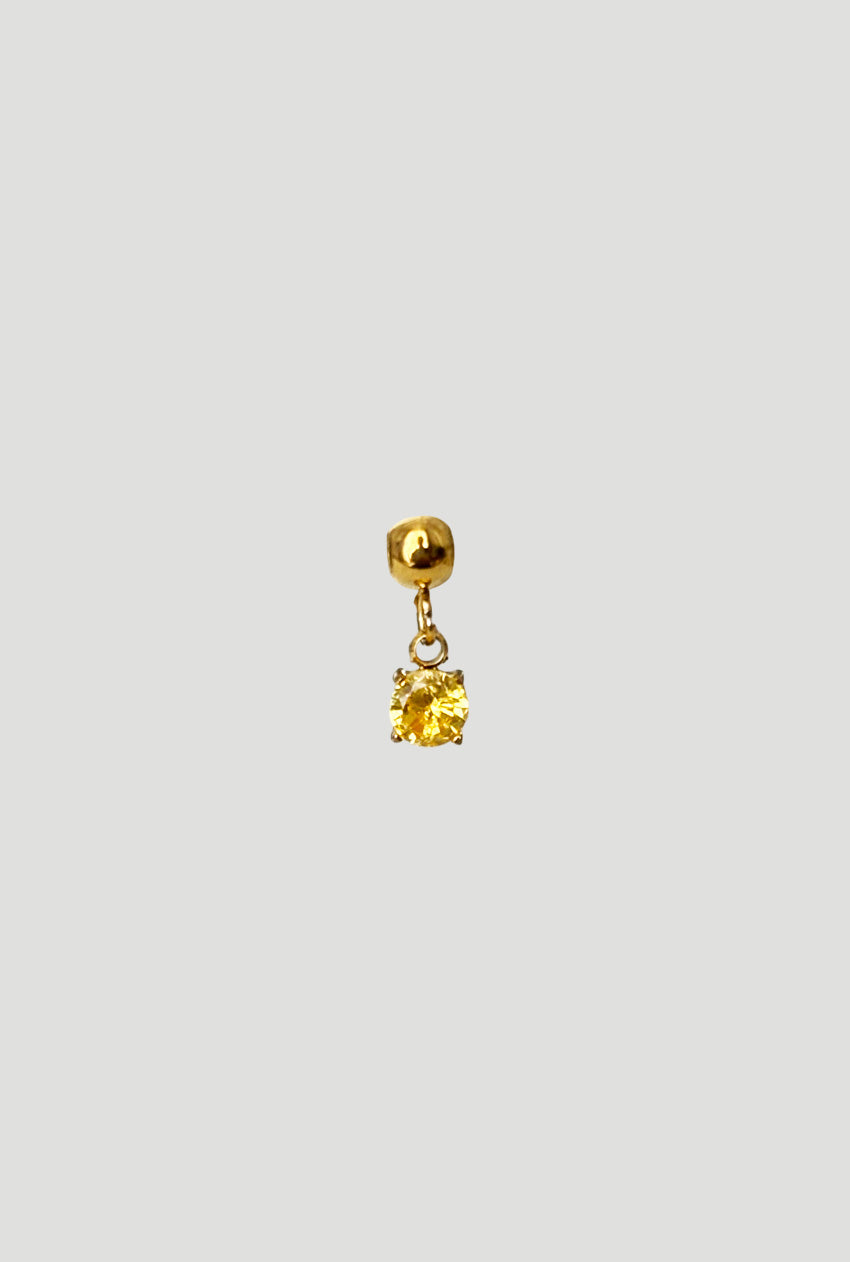 Charm Zircone Giallo