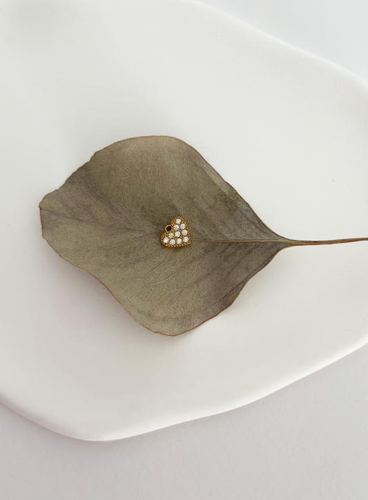 Charm Mini Cuore Zirconato