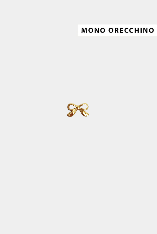 Mono Orecchino Tiny Ribbon