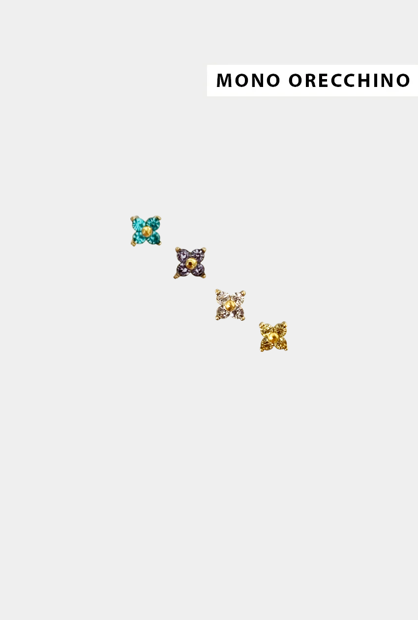 Mono Orecchino micro Flower