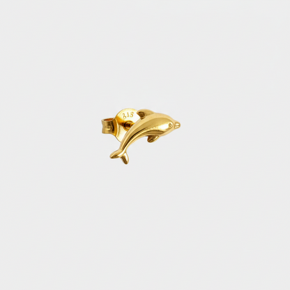 Mono orecchino delfino gold