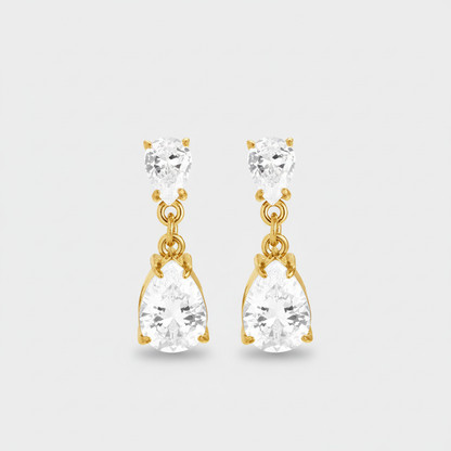 Orecchini Cristallo Gold - 70%