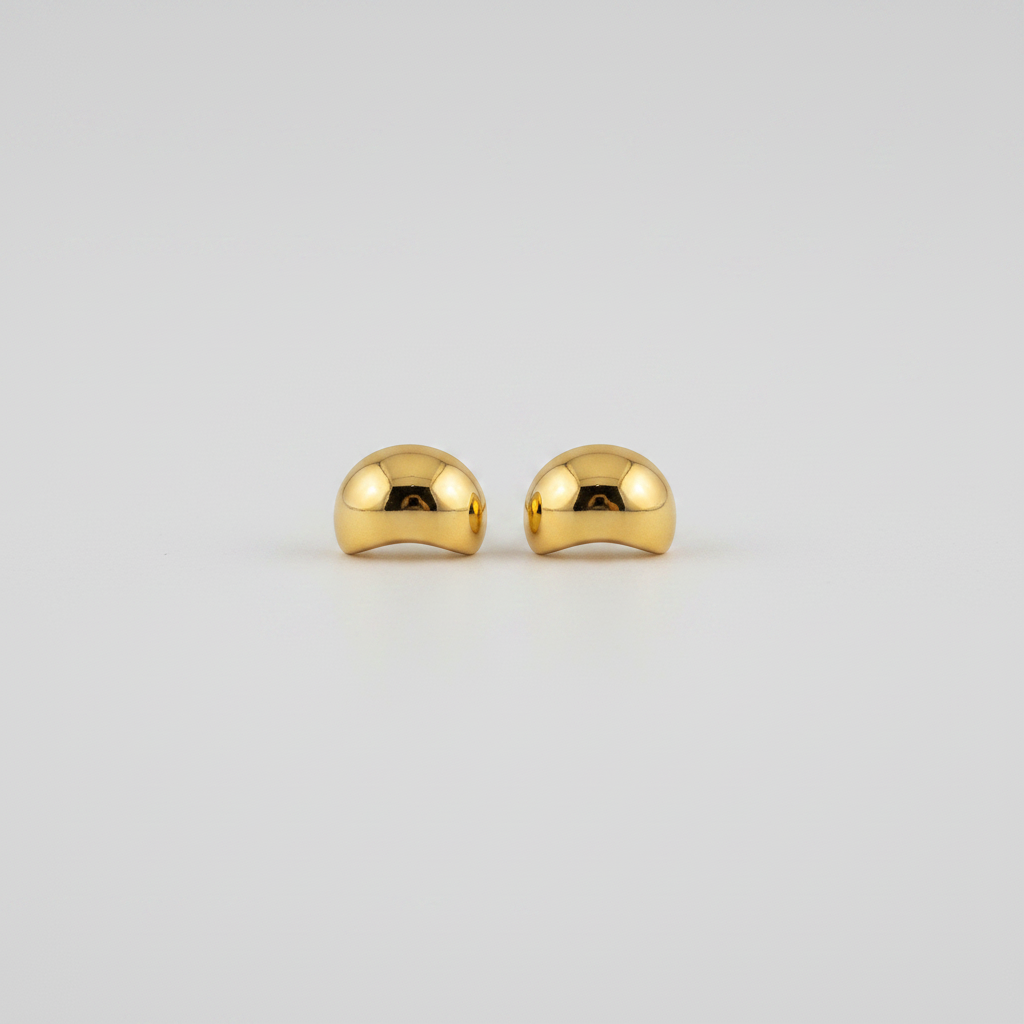 Orecchini mini virgola 6mm