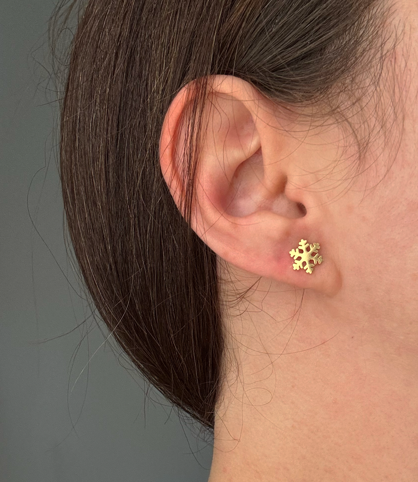 Mono Orecchino Fiocco di Neve