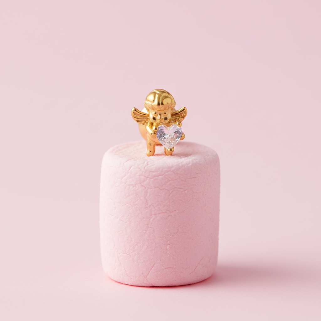 Piercing angioletto marshmallow singolo