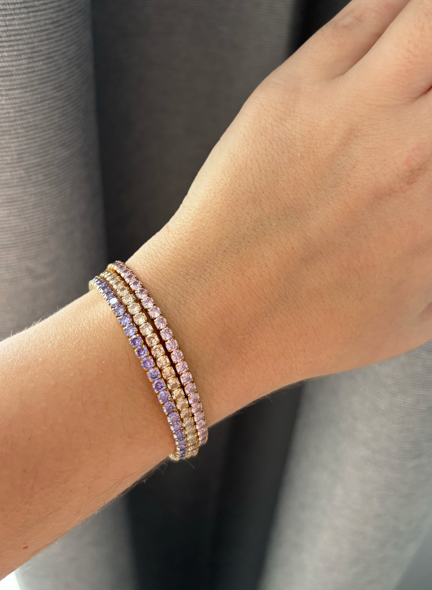 Bracciale Tennis elasticizzato